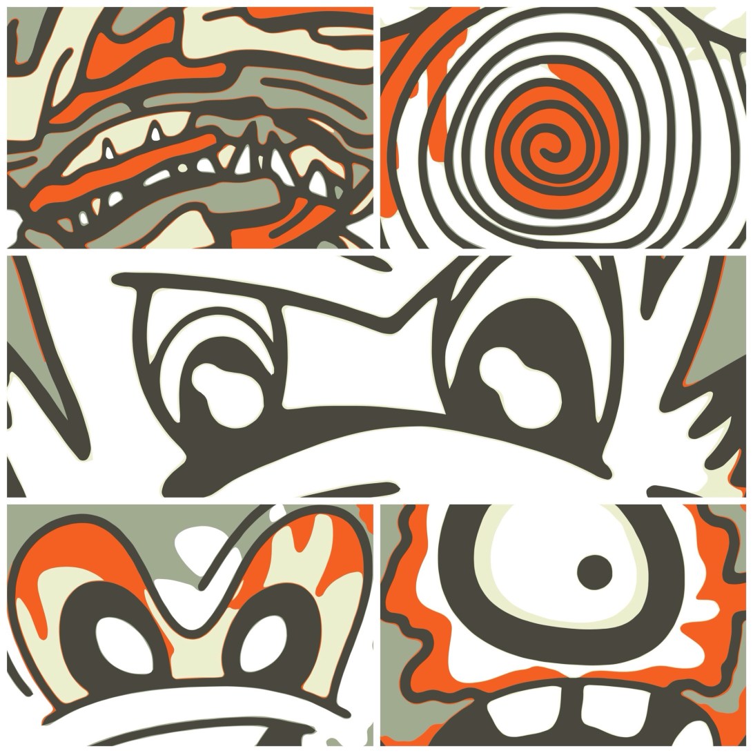 4 TONES POP ILLUSTRATIONS - STILL 02