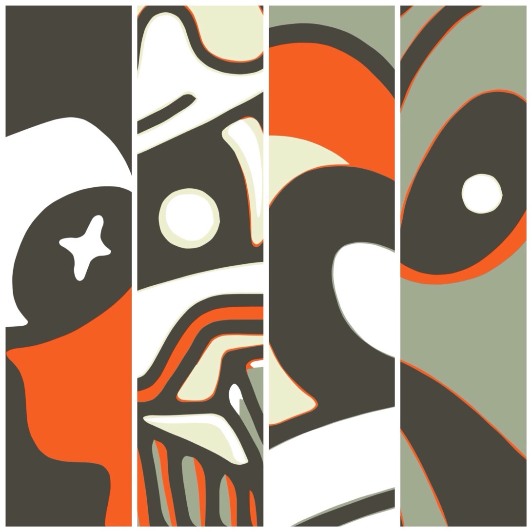 4 TONES POP ILLUSTRATIONS - STILL 03