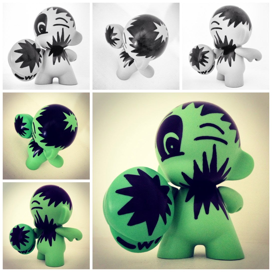 ALG BLACK & GREEN EXPLODE MUNNY