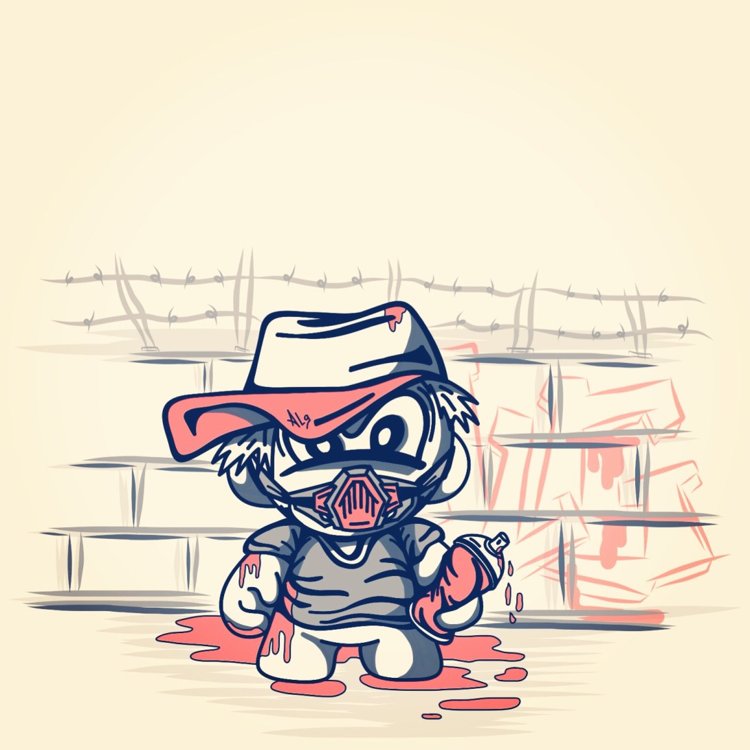 ALG - The Street Grafitter Character!