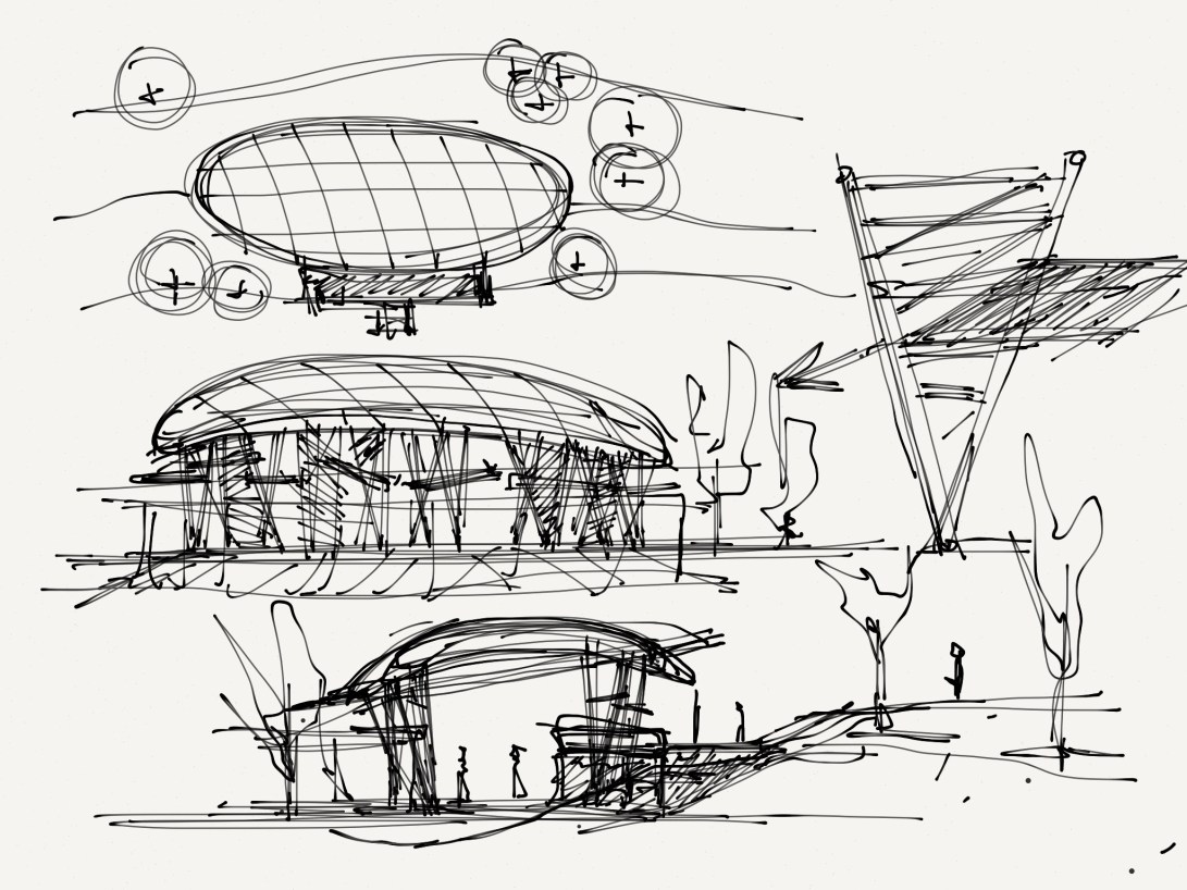 alg - antonio leon gonzalez - architecture concept sketches - 004