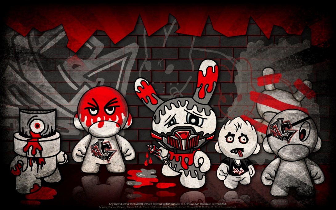 ALG GRAFFITERS RED CHARACTERS TEAM!